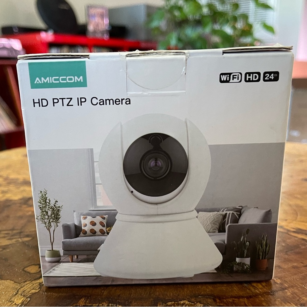 Amiccom HD PTZ IP Camera. Sealed box but never been used.